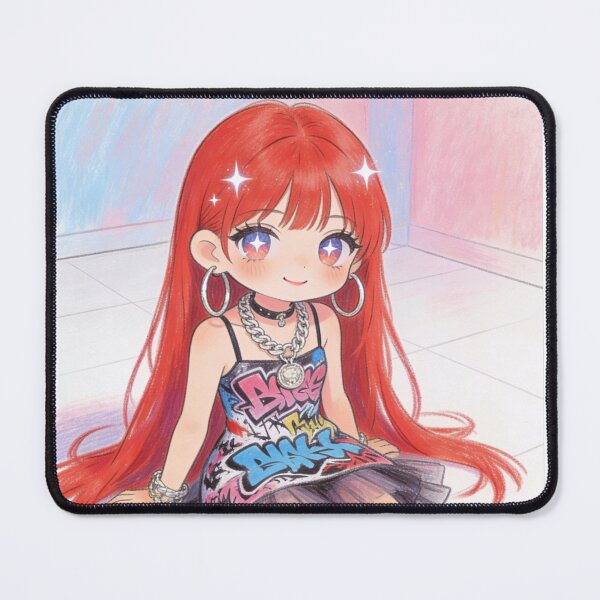 Item preview, Anime Girl with Starry Eyes  designed and sold by unboxedbyJuls.