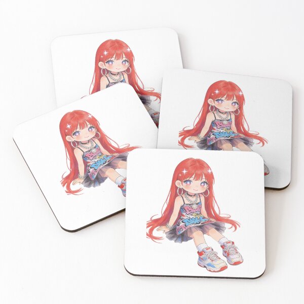 Item preview, Anime Girl with Starry Eyes  designed and sold by unboxedbyJuls.