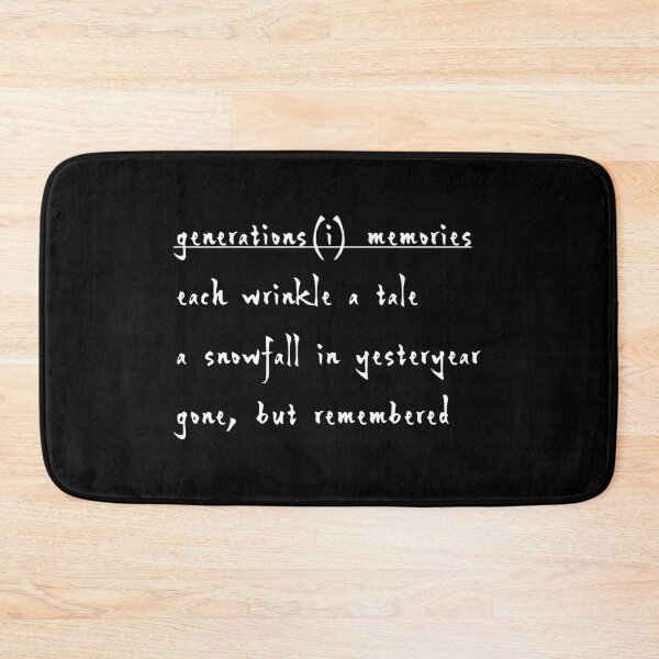 Item preview, Generations [i] memories designed and sold by bravoalpha.