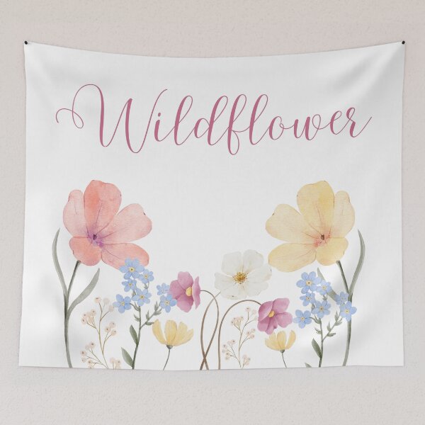 Item preview, Wildflower Delicate Watercolor Floral Cottagecore Aesthetic designed and sold by MedusaGialla.