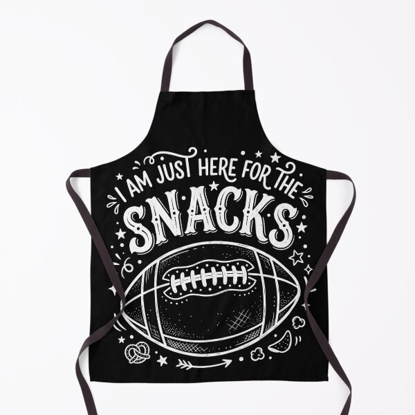 Item preview, I Am Just Here For The Snacks Football Shirt designed and sold by TeNovaStudio.