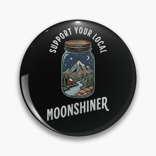 Item preview, Support Your Local Moonshiner Rustic Jar Art designed and sold by d247.