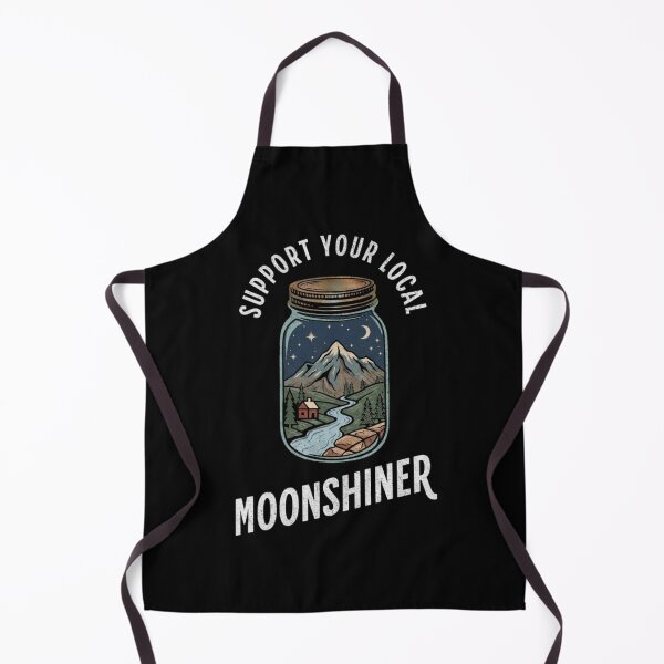 Item preview, Support Your Local Moonshiner Rustic Jar Art designed and sold by d247.