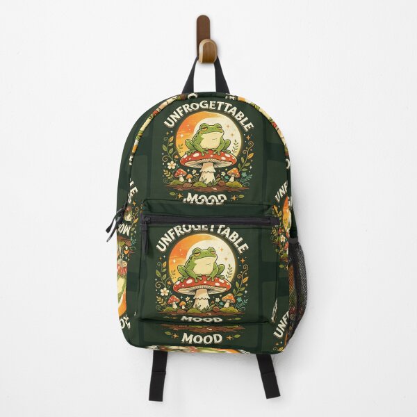 Item preview, Unforgettable Mood Frog Mushroom Art designed and sold by BagFactoryUK.