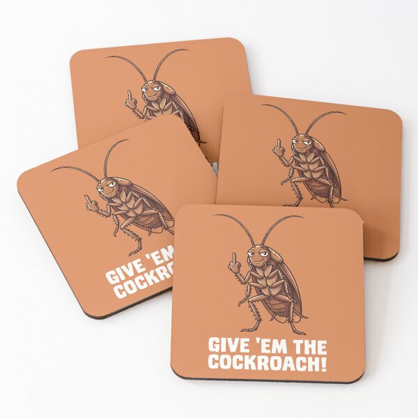 Item preview, Funny Rebellious Cockroach Middle Finger Attitude designed and sold by Amir Faysal.