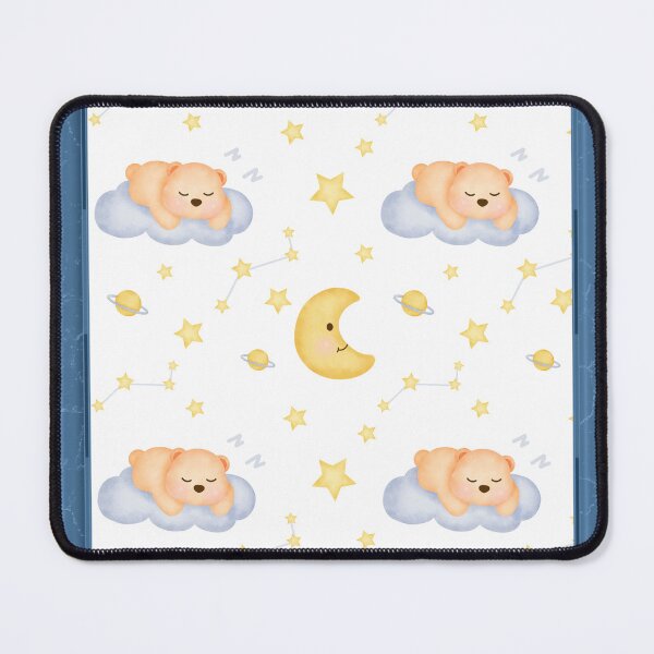 Item preview, Blue Framed Sleepy Teddy designed and sold by TeeGeeTees.