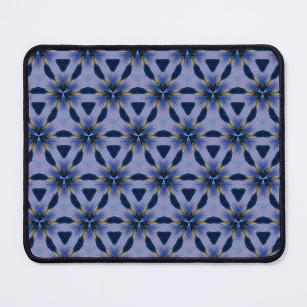 Item preview, Purple Blue Geometric Star Pattern Design designed and sold by IntelliMindDesigns.