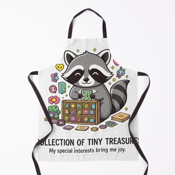 Item preview, Raccoon Collector Tiny Treasures designed and sold by ndmedia.
