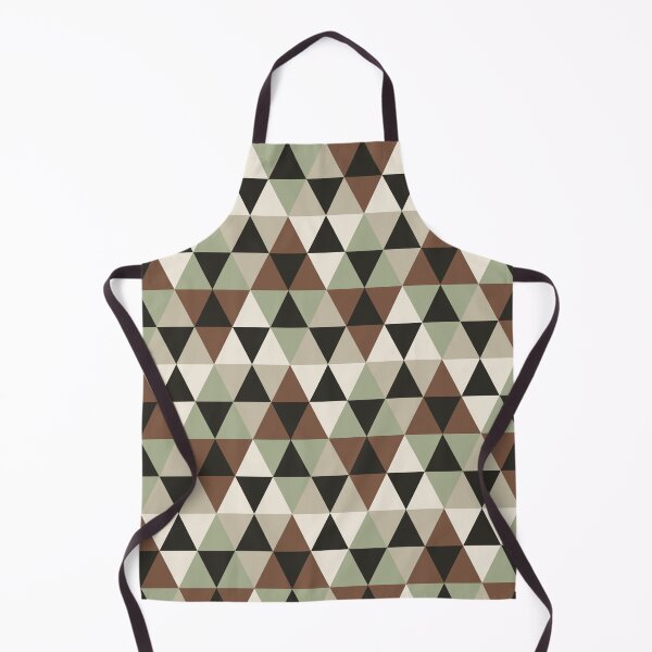 Item preview, Triangle Mosaic Pattern | Sage Brown Black Earthy Seamless Geometric Surface designed and sold by Dino-Lune.
