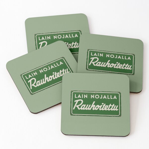 Item preview, Rauhoitettu | Classic Finnish Protected Area Sign designed and sold by Geokafi.