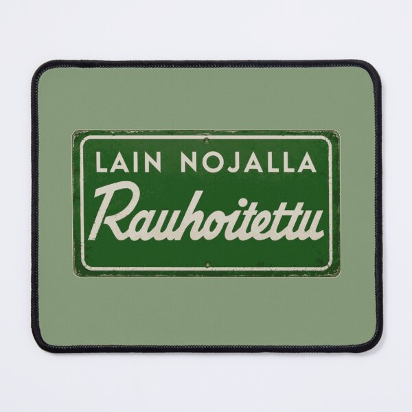 Item preview, Rauhoitettu | Classic Finnish Protected Area Sign designed and sold by Geokafi.