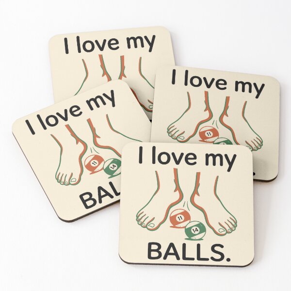 Item preview, I Love My Balls designed and sold by Amir Faysal.