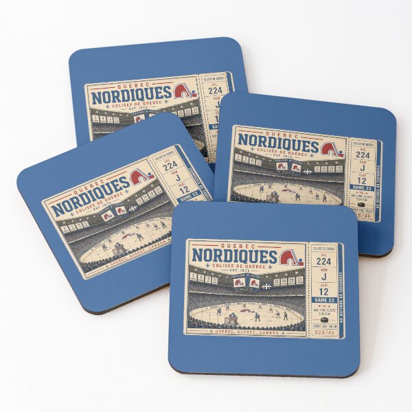 Item preview, Quebec Nordiques Vintage Hockey Ticket, Colisée de Québec Retro Arena Art, Hockey Nostalgia designed and sold by GhostDawgs.