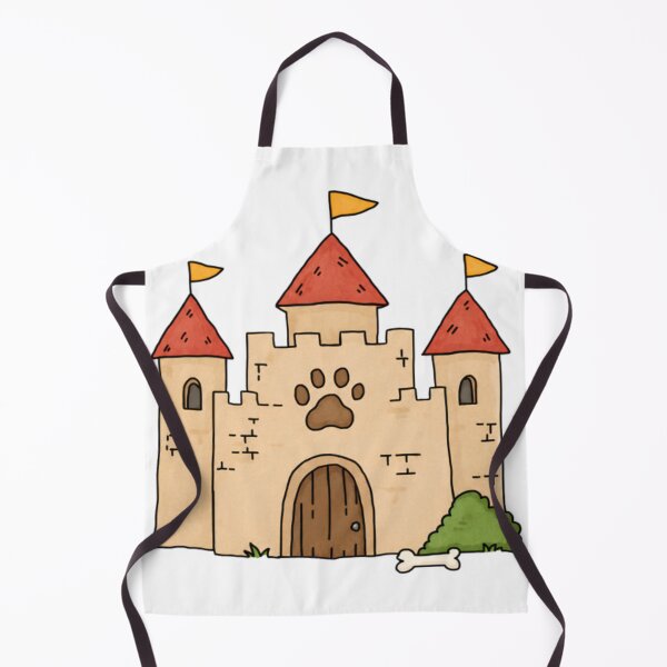 Item preview, Fantasy Paw Castle Whimsical Cat Architecture Illustration designed and sold by Vilronawea.