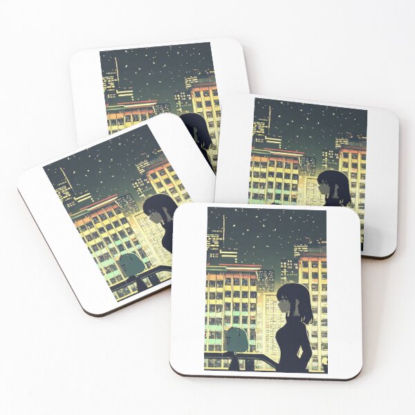 Item preview, Art - Iconic Anime Character, Nocturnal Melancholy and Oneiric Urbanity designed and sold by AnimeShin.