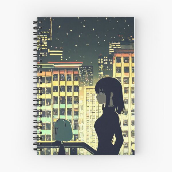 Item preview, Art - Iconic Anime Character, Nocturnal Melancholy and Oneiric Urbanity designed and sold by AnimeShin.