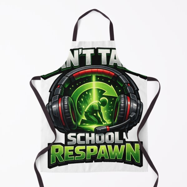 Item preview, Can't Talk School Respawn Funny Gamer Back to School Gaming Headset Design designed and sold by mansourhamid.