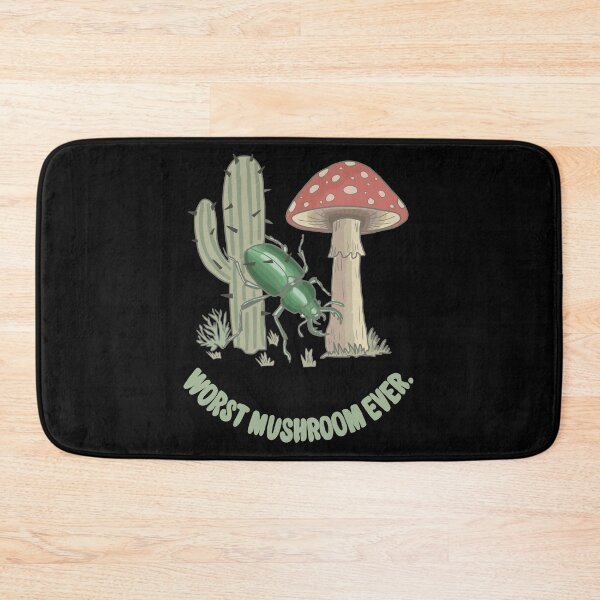 Item preview, Stag Beetle and Red Mushroom – Sarcastic Desert Mix-Up Illustration designed and sold by LeshanArt.