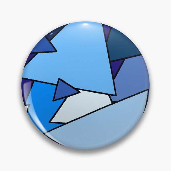 Item preview, Abstract Blue Geometric Triangles Pattern Illustration designed and sold by ubborn.