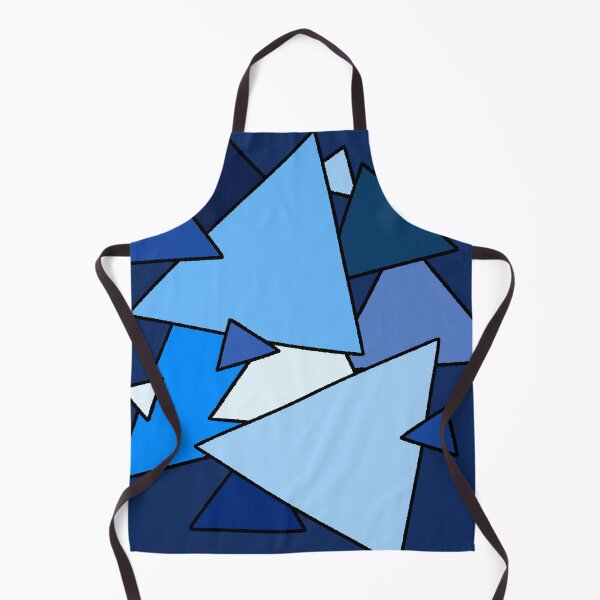 Item preview, Abstract Blue Geometric Triangles Pattern Illustration designed and sold by ubborn.