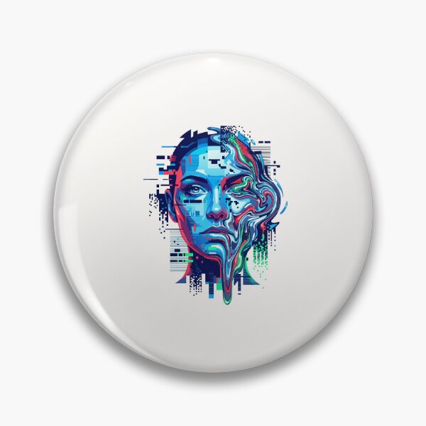 Item preview, GAN Glitch Face | Generative Adversarial Network Art designed and sold by Uglyandcute.