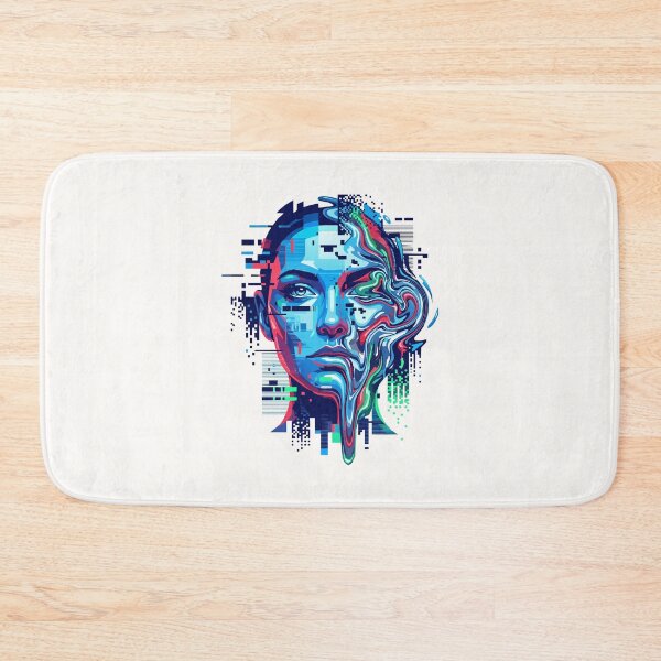 Item preview, GAN Glitch Face | Generative Adversarial Network Art designed and sold by Uglyandcute.