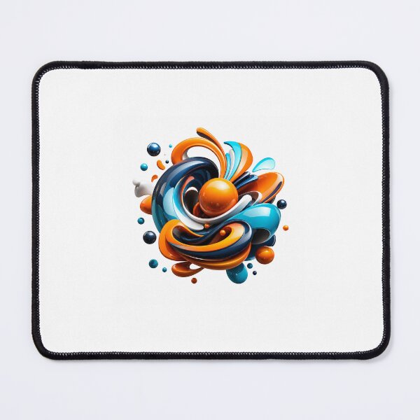 Item preview, Neon Orbit – Futuristic 3D Abstract Sculpture designed and sold by TrackHead.
