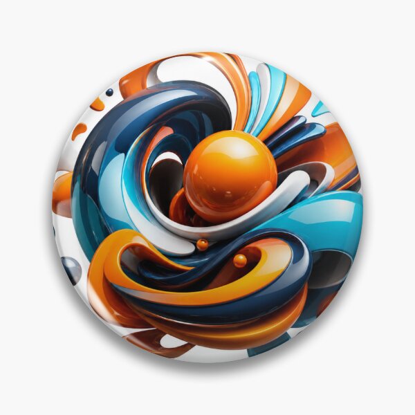 Item preview, Neon Orbit – Futuristic 3D Abstract Sculpture designed and sold by TrackHead.