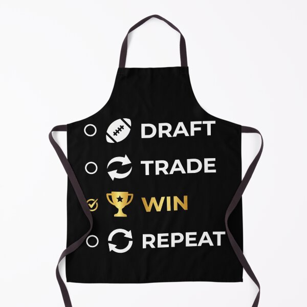 Item preview, Draft Trade Win Repeat Fantasy Football Shirt designed and sold by TeNovaStudio.