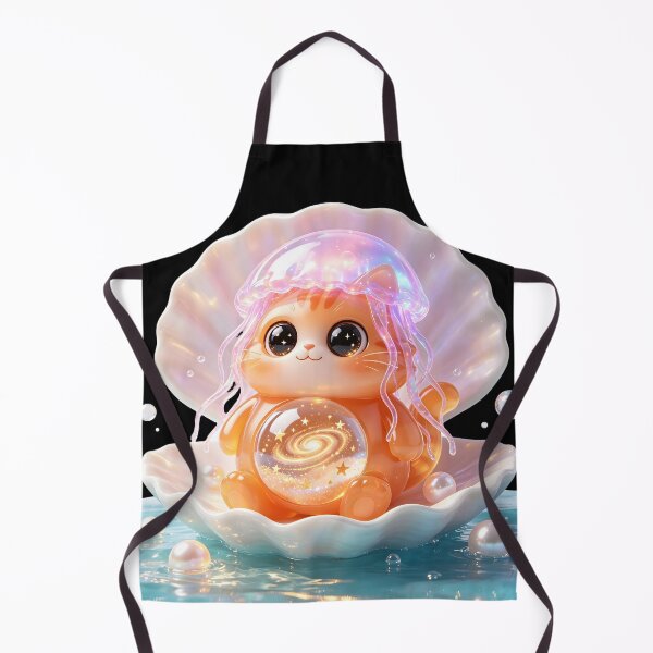 Item preview, Emerald Cat - Sea Mystery: The Crying Pearl in a Jellyfish Shell designed and sold by ABYSSLAB.