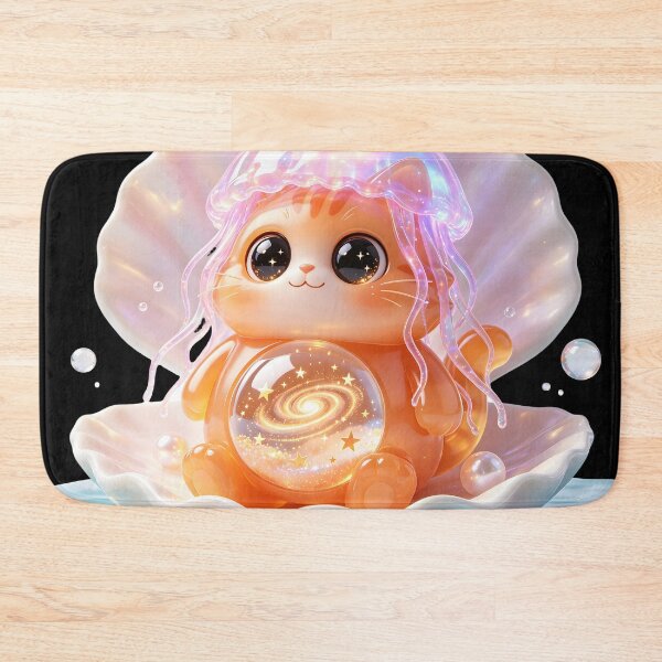 Item preview, Emerald Cat - Sea Mystery: The Crying Pearl in a Jellyfish Shell designed and sold by ABYSSLAB.