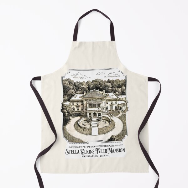 Item preview, Vintage Lithograph Stella Elkins Tyler Mansion Art designed and sold by EvergreenPark - Tee Studio.