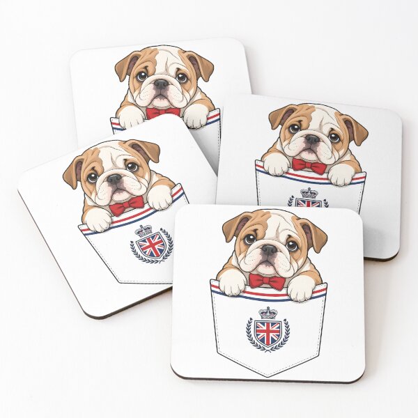 Item preview, Cute British Bulldog Pocket Gentleman designed and sold by puredevn.