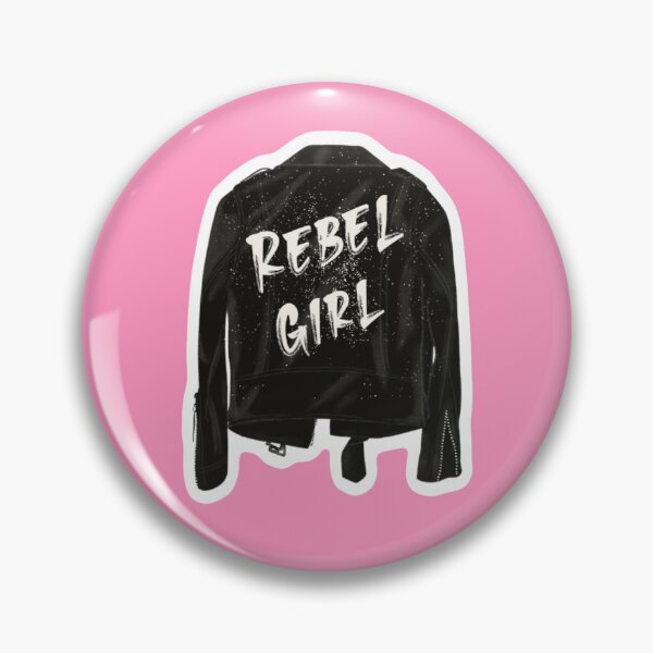 Item preview, Rebel Girl Punk Sticker designed and sold by SpinpopDesigns.
