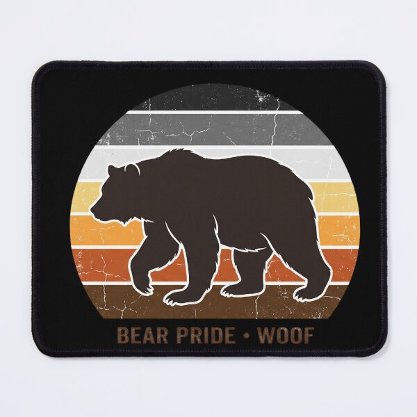 Item preview, Vintage Retro Bear Pride Sunset Silhouette - Woof Bear Brotherhood designed and sold by Woof-zil.