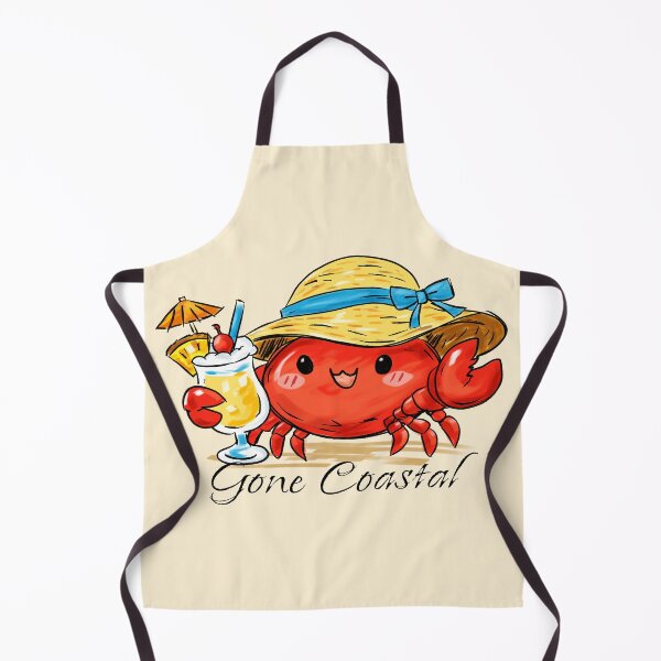 Item preview, Happy Crab with Pina Colada, Gone Postal designed and sold by HRSCreates.