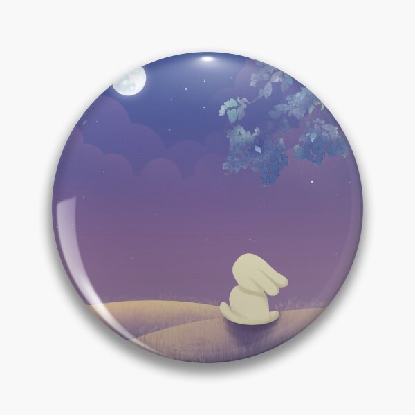 Item preview, Cute Bunny Full Moon Night Sky designed and sold by Rehnair.