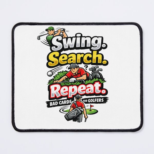 Item preview, Swing. Search. Repeat. Bad Cards For Golfers designed and sold by DPBTees70.