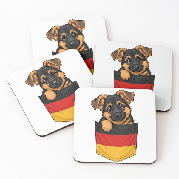 Item preview, Cute German Shepherd Pocket Pal designed and sold by puredevn.