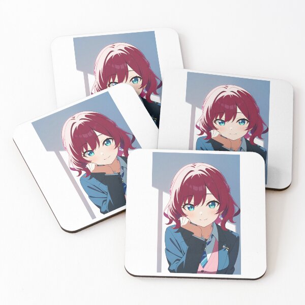Item preview, Art - Female manga character, Contemplative portrait with vivid colors designed and sold by AnimeShin.