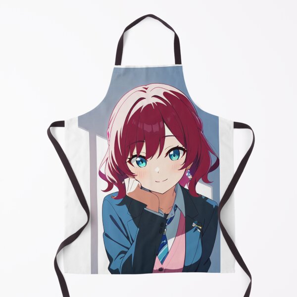 Item preview, Art - Female manga character, Contemplative portrait with vivid colors designed and sold by AnimeShin.