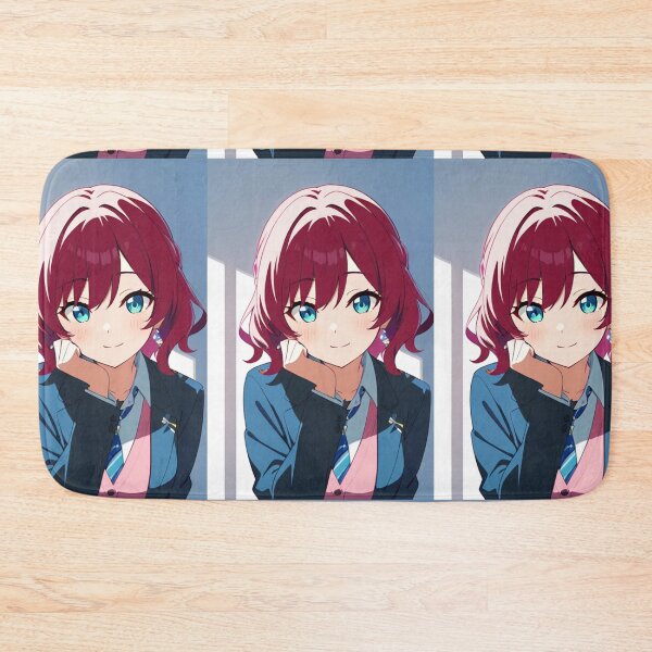 Item preview, Art - Female manga character, Contemplative portrait with vivid colors designed and sold by AnimeShin.