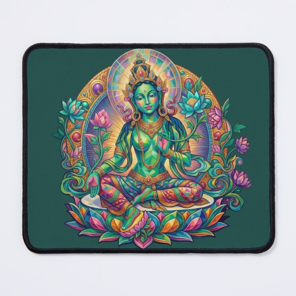 Item preview, Green Tara Goddess  designed and sold by shantilovesart.