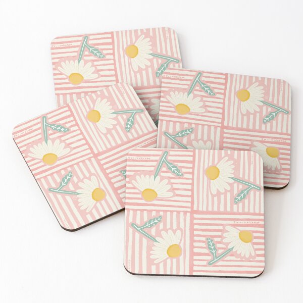 Item preview, Daisy patchwork in pink colors designed and sold by Srta  Margarita.