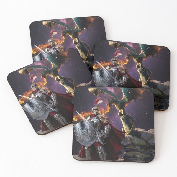 Item preview, Attacking the Dragon designed and sold by Tripp Art Studio.