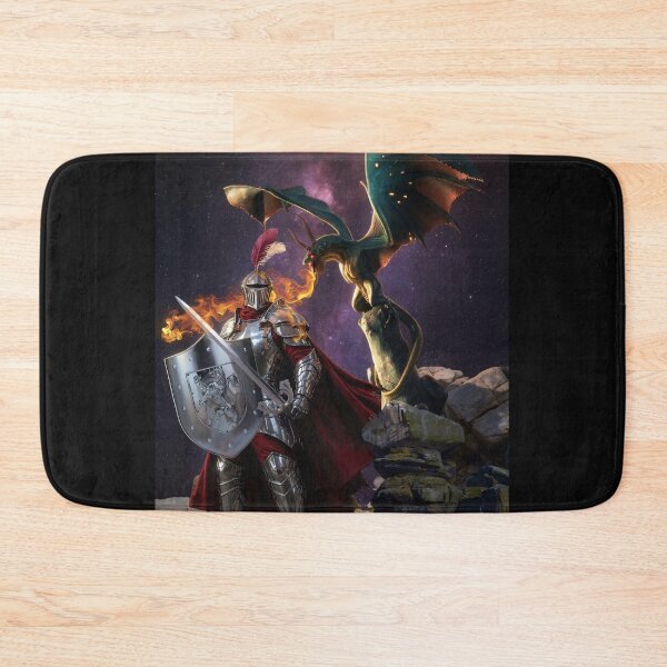 Item preview, Attacking the Dragon designed and sold by Tripp Art Studio.