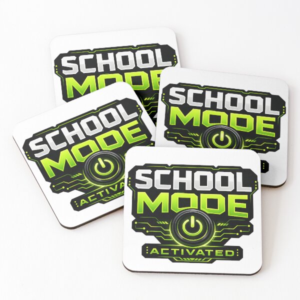 Item preview, School Mode Activated Minimal Tech Back to School Gamer Design designed and sold by mansourhamid.