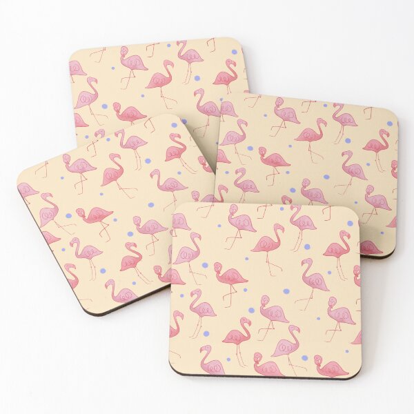 Item preview, Pink Flamingo Seamless Pattern | Cute Tropical Bird Digital Paper | Watercolour Flamingo Repeat Print | Nursery Fabric Design | Scrapbook Background designed and sold by mistywoodstudio.