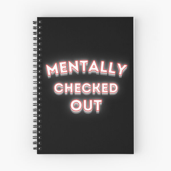 Item preview, Mentally Checked Out Neon designed and sold by Snedsdigital.