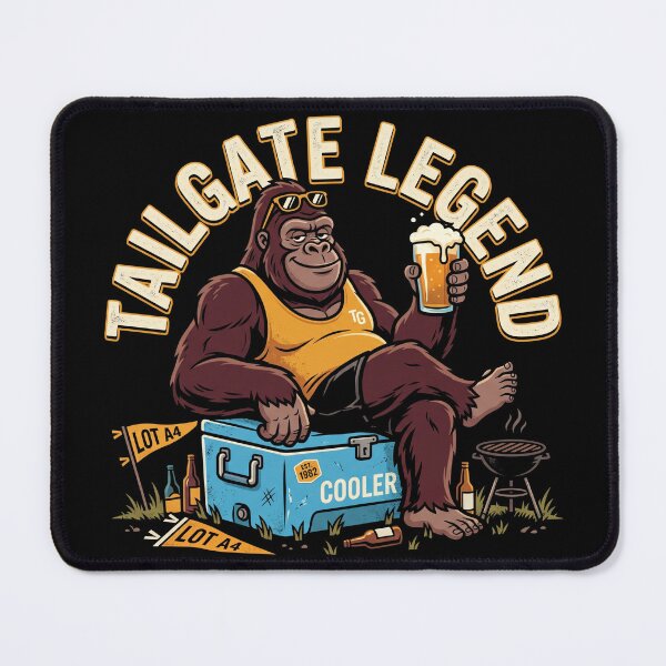 Item preview, Tailgate Legend Funny Gorilla Beer Cooler Shirt designed and sold by TeNovaStudio.